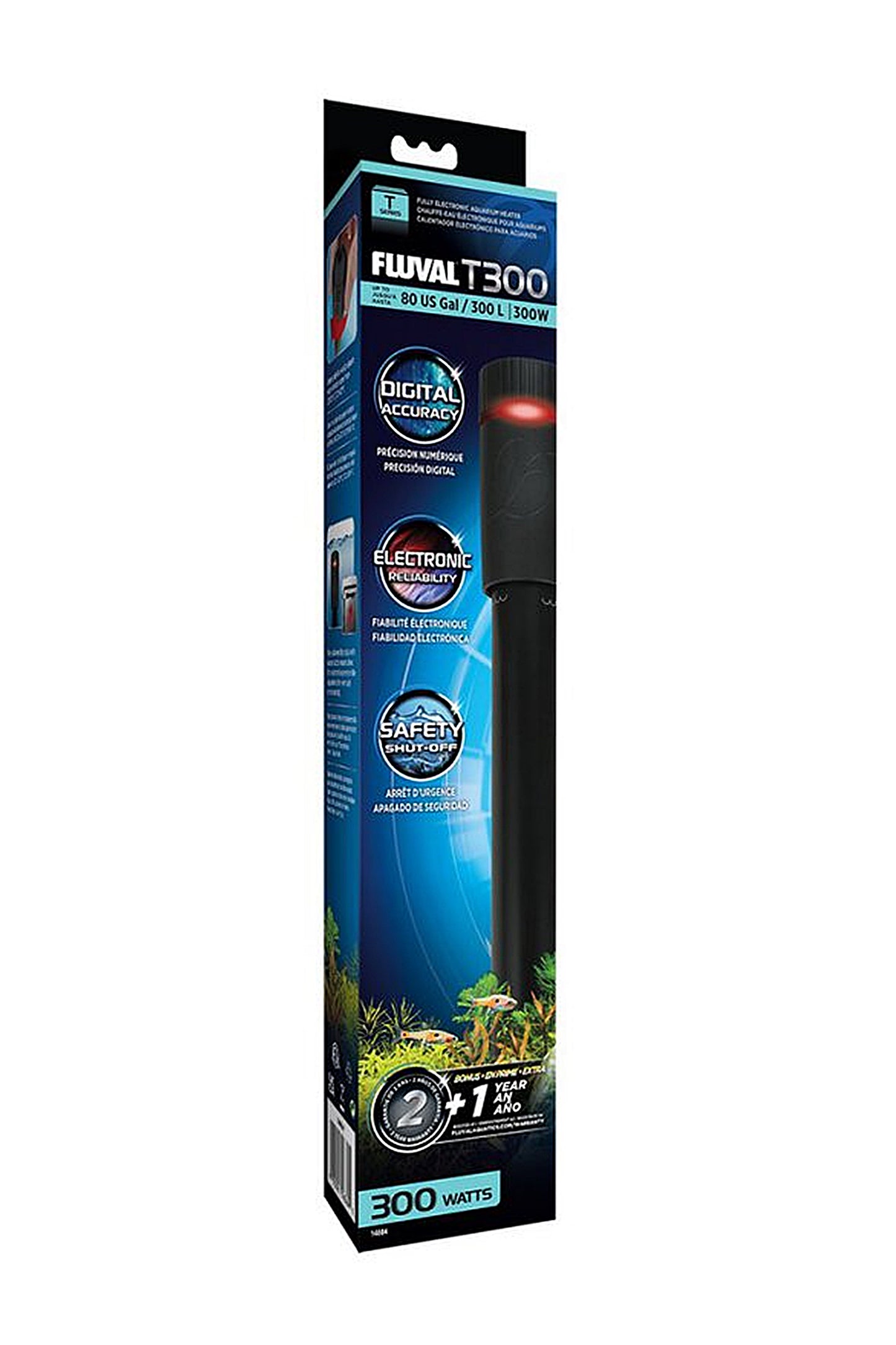 Calentador Fluval T de 300W