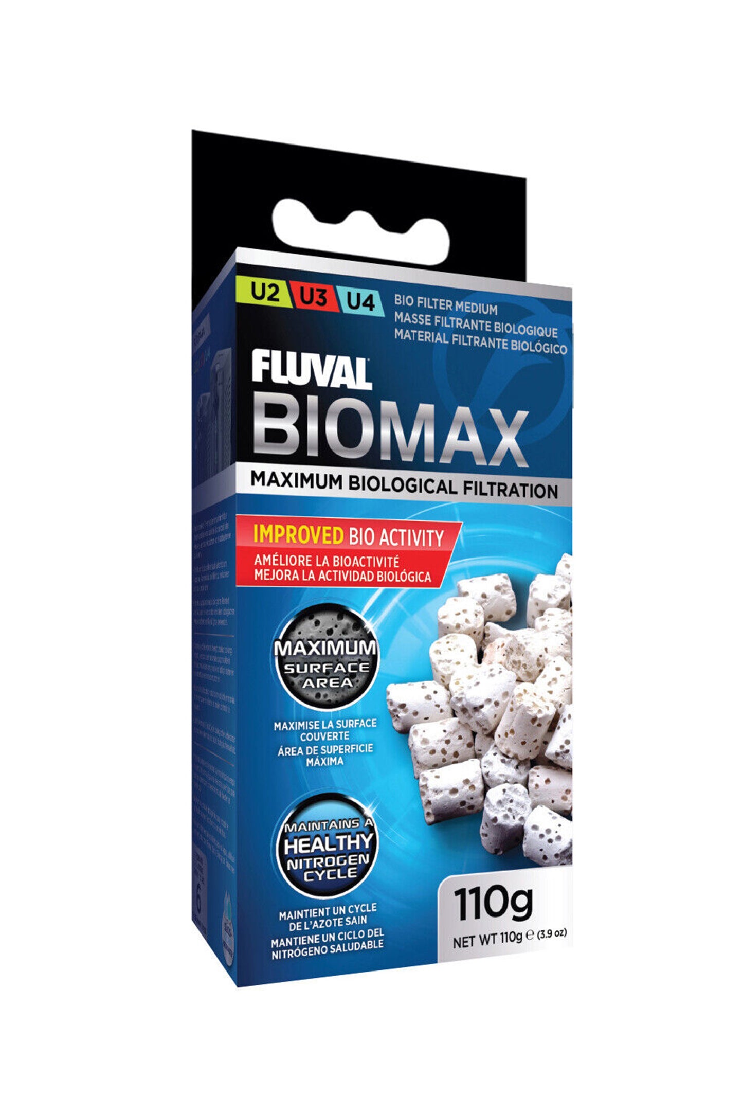 Canutillos Biológicos Fluval BioMax U (110 gramos)