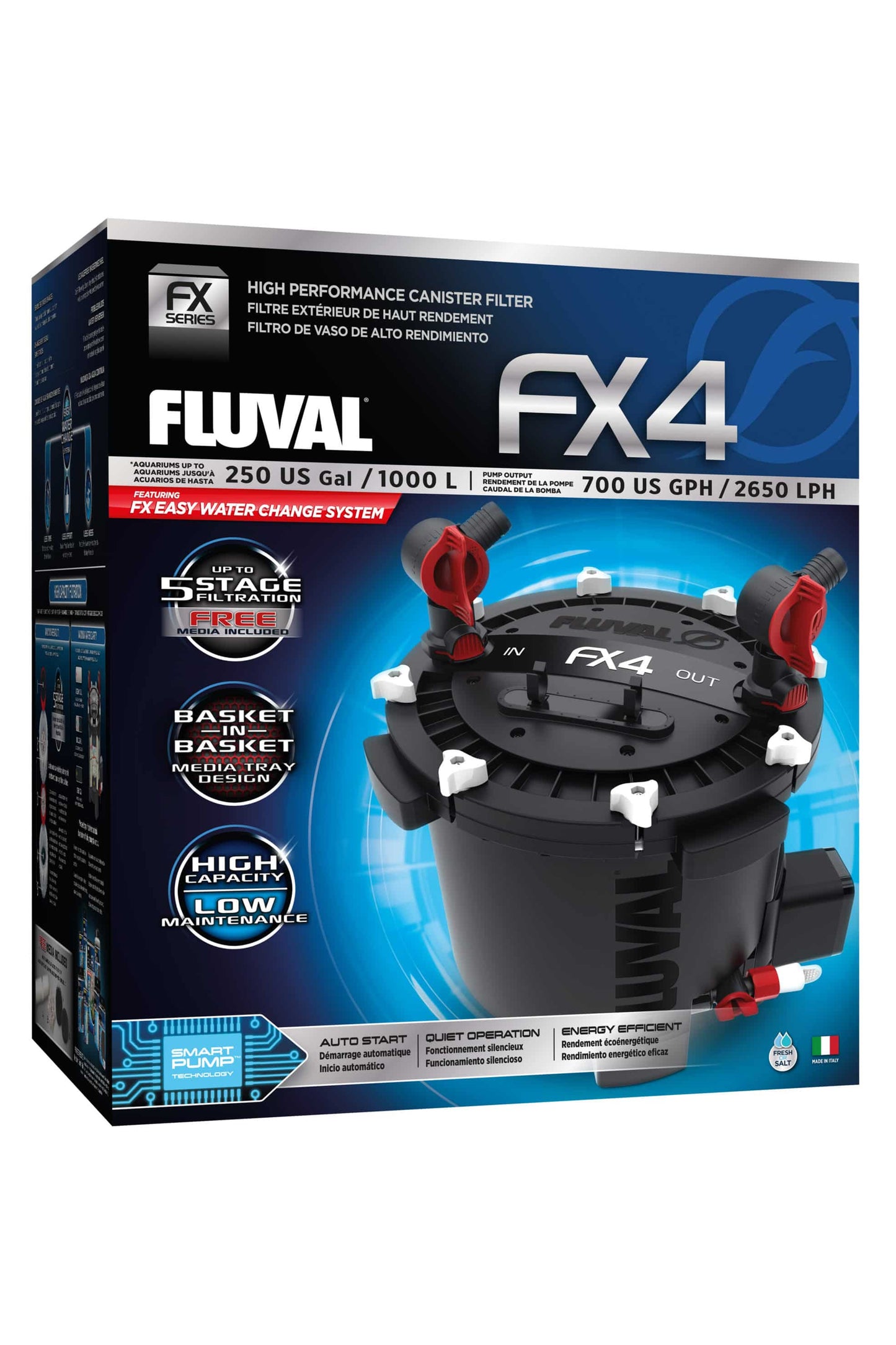Filtro Externo Fluval FX4 (hasta 1000 litros)