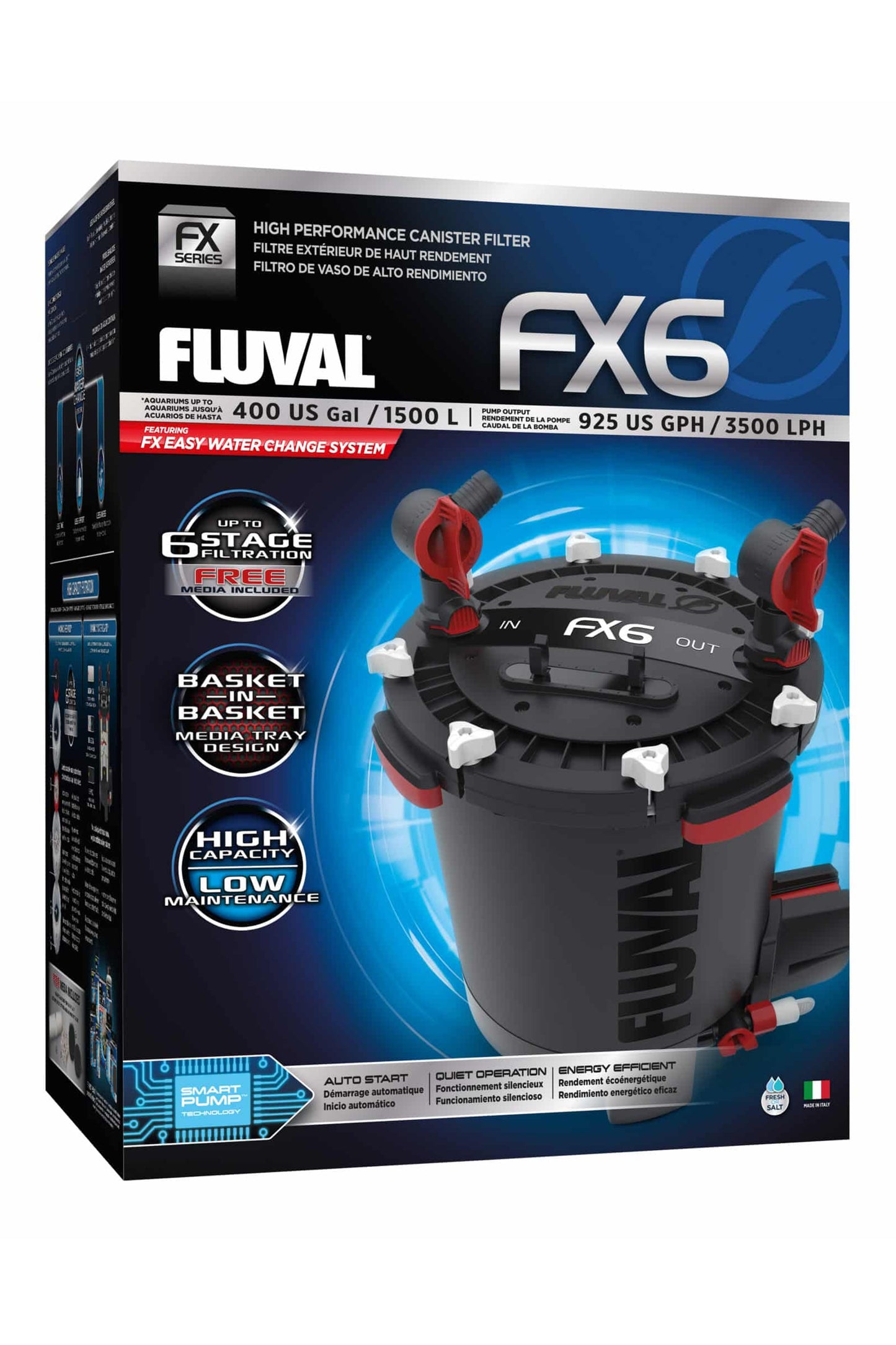 Filtro Externo Fluval FX6 (hasta 1500 litros)