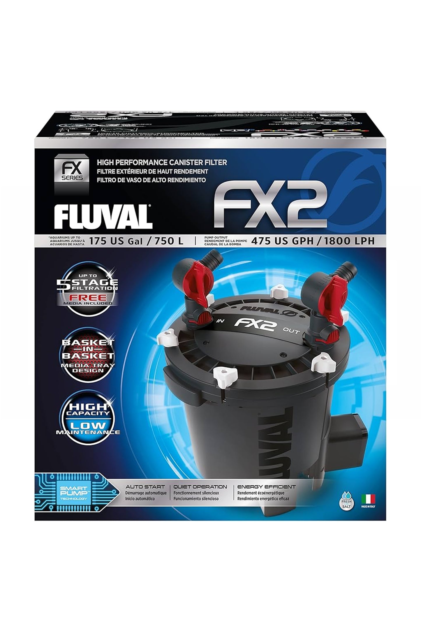 Filtro Externo Fluval FX2 (hasta 750 litros)