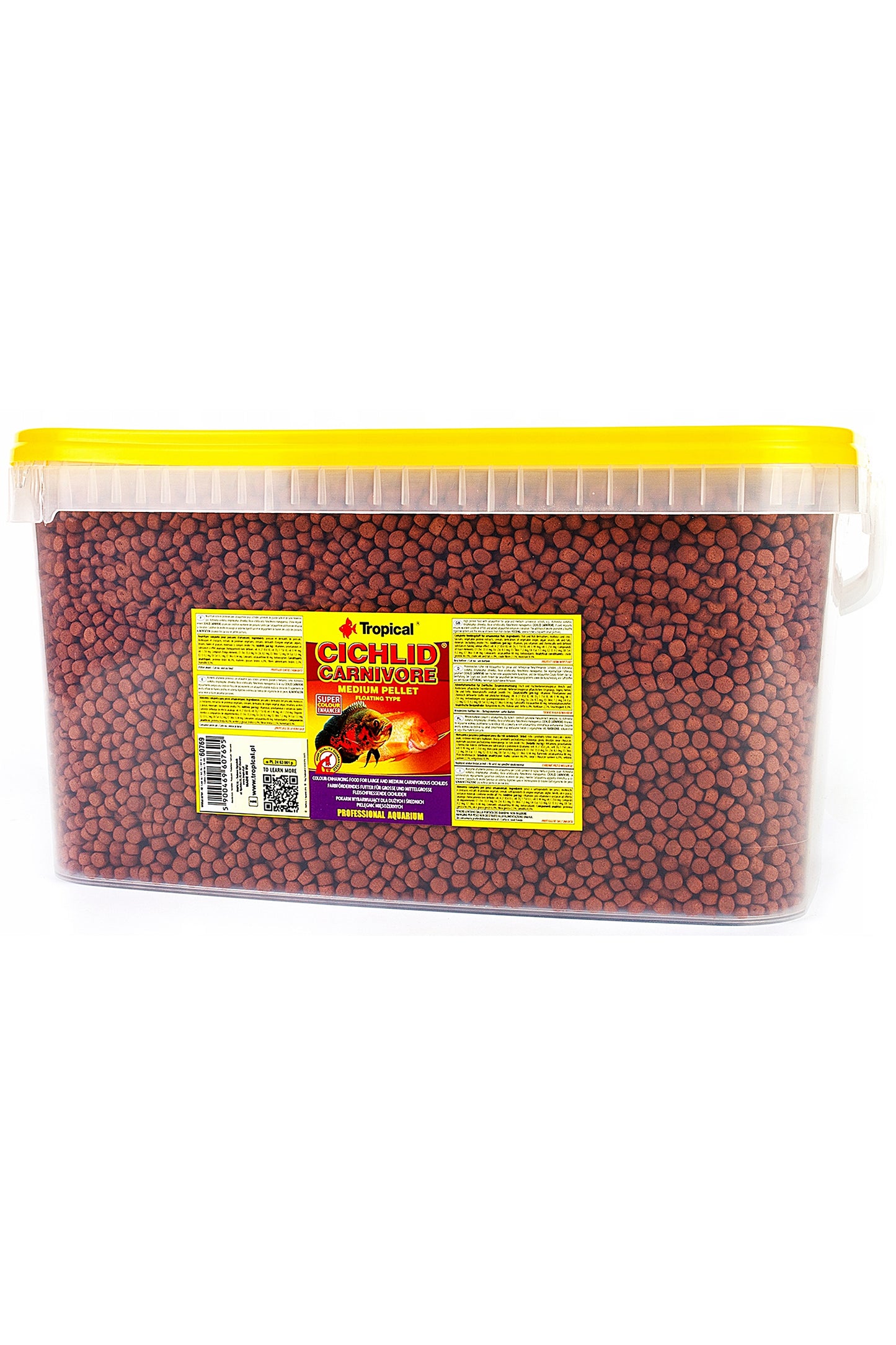 Tropical - Pellets Ciclidos Carnivoros M 5 L
