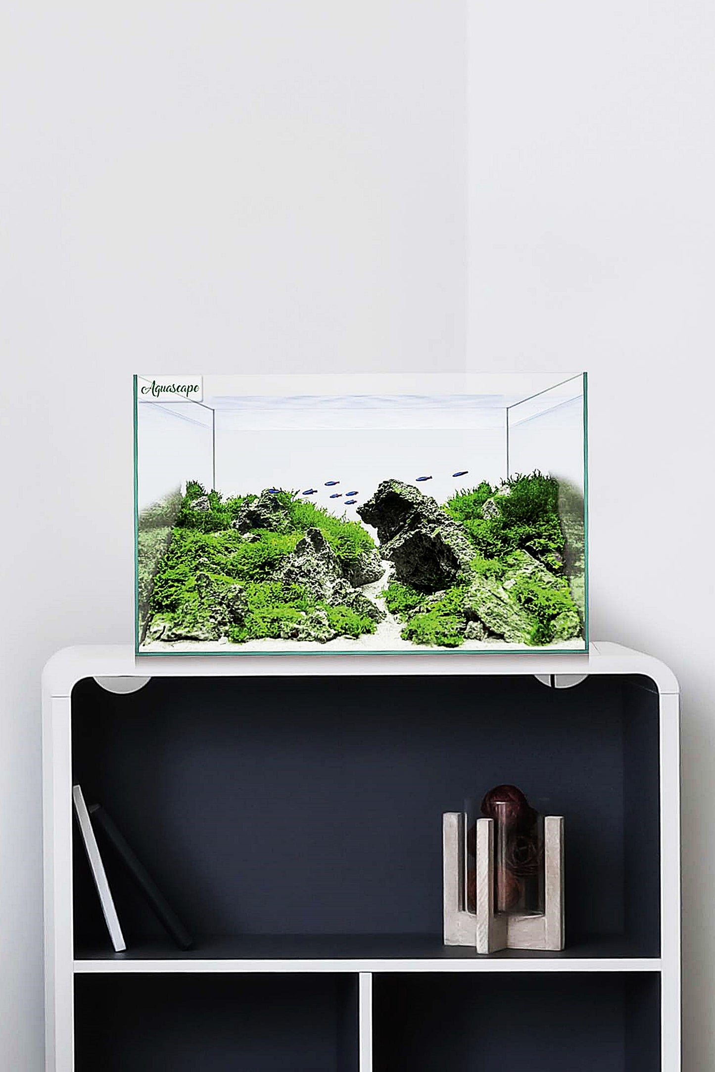 Urna de cristal AquaScape Basic 14 de 12,7 litros