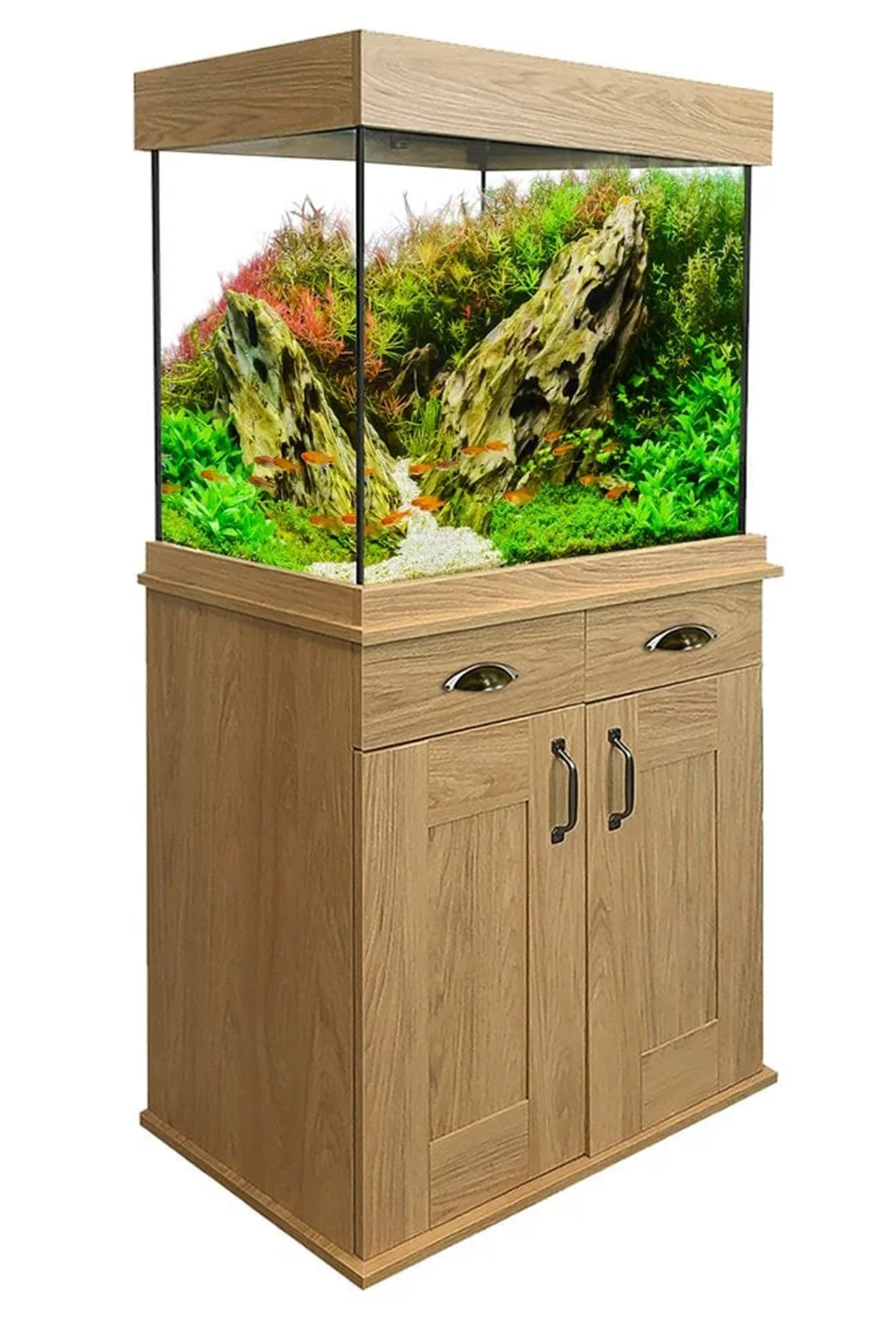 Acuario Fluval Shaker 168 litros en Roble