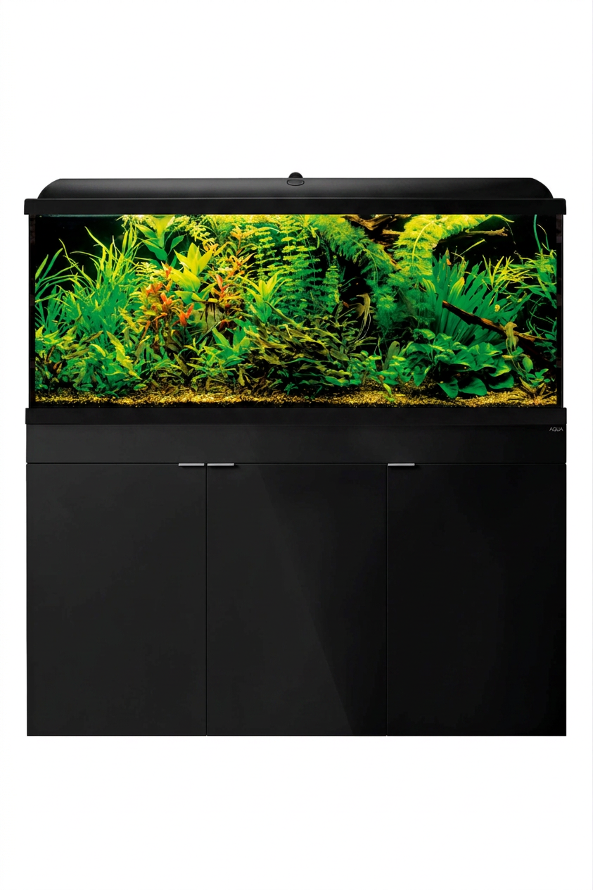 AquaLED PRO - Acuario 300 litros y mesa AquaStand en Negro