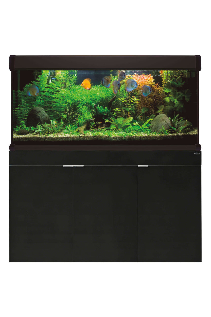 AquaLUX PRO - Acuario 300 litros y mesa AquaStand en Negro