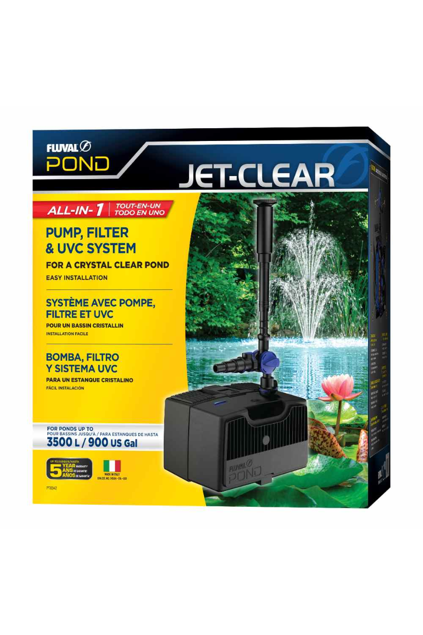 Nuevo Fluval POND Jet-Clear 3500 - Filtro All in One para estanque