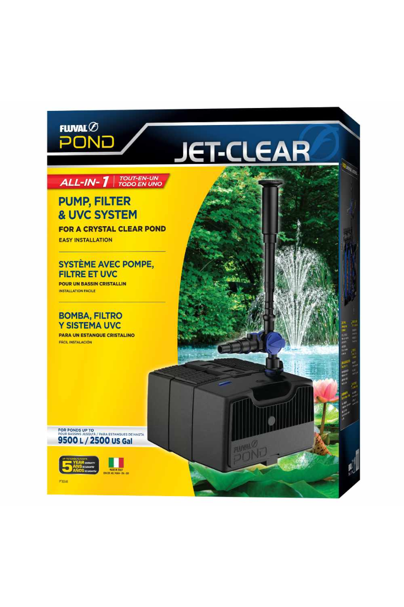 Nuevo Fluval POND Jet-Clear 9500 - Filtro All in One para estanque