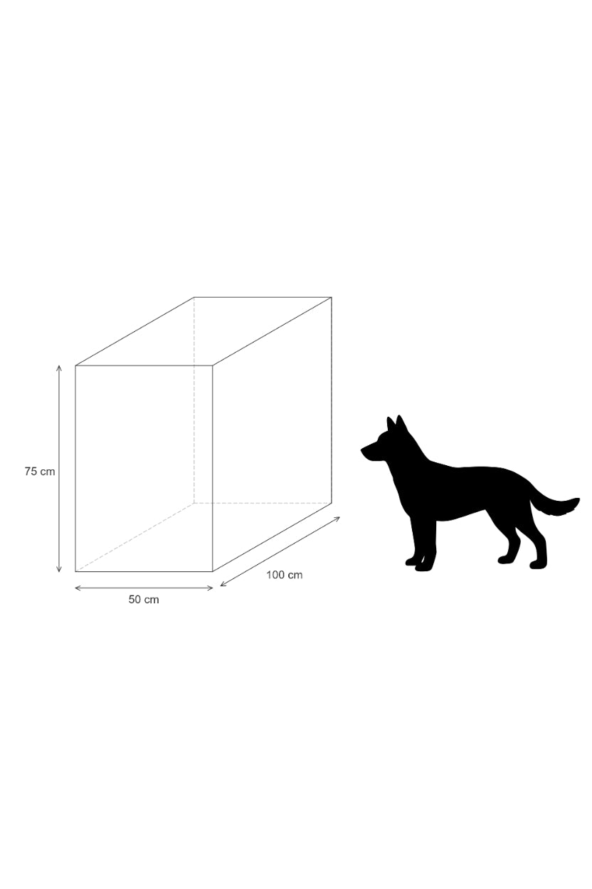Mesa AQUA STAND PREMIUM en Blanco - Base 100 x 50 cm