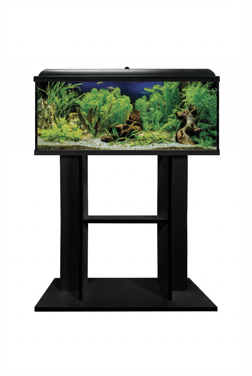 AquaLED PRO - Acuario de 100 litros con mueble en Negro