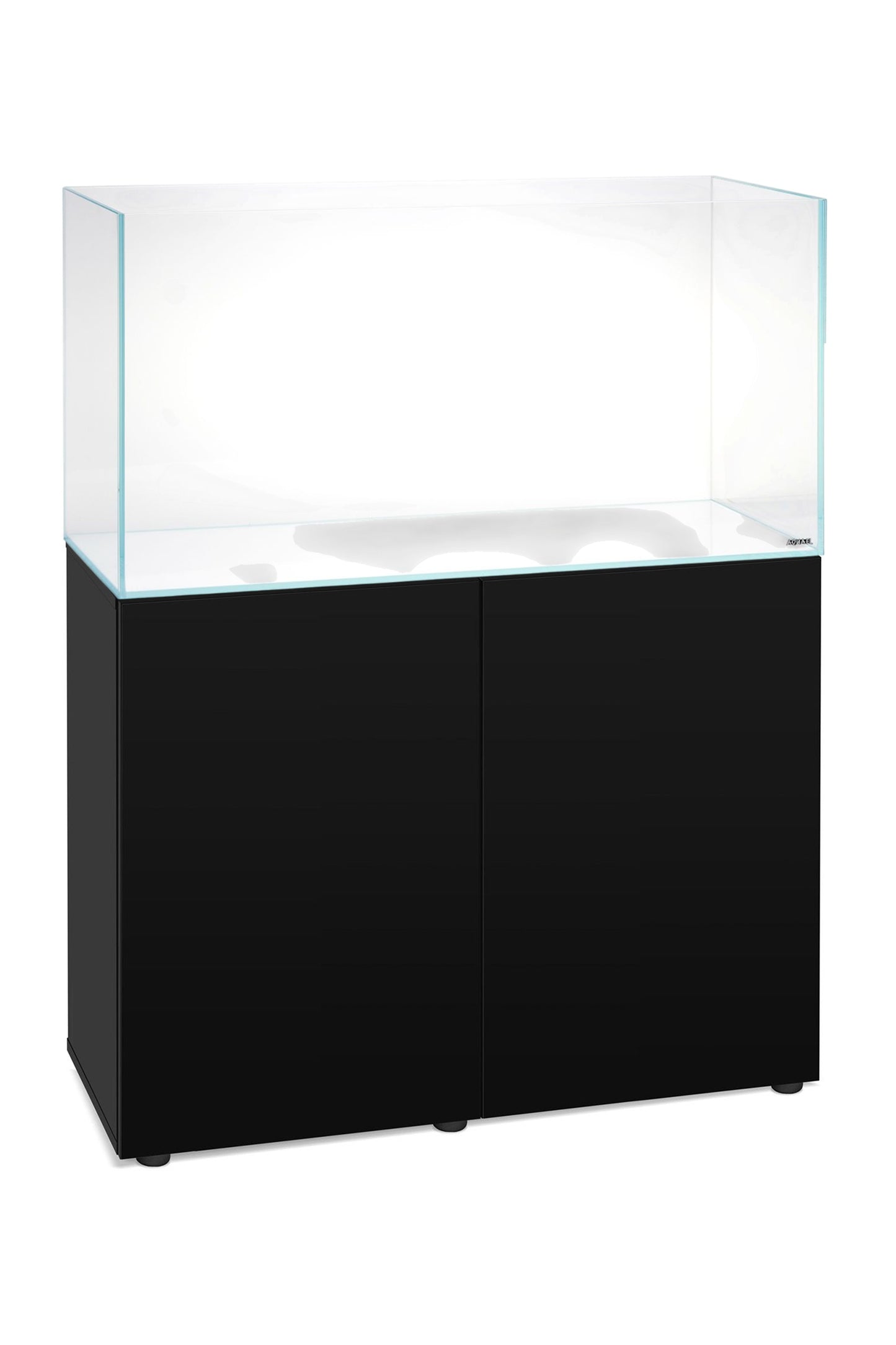 Opti Tank 100 de 200 litros - Urna de cristal óptico con mueble Negro