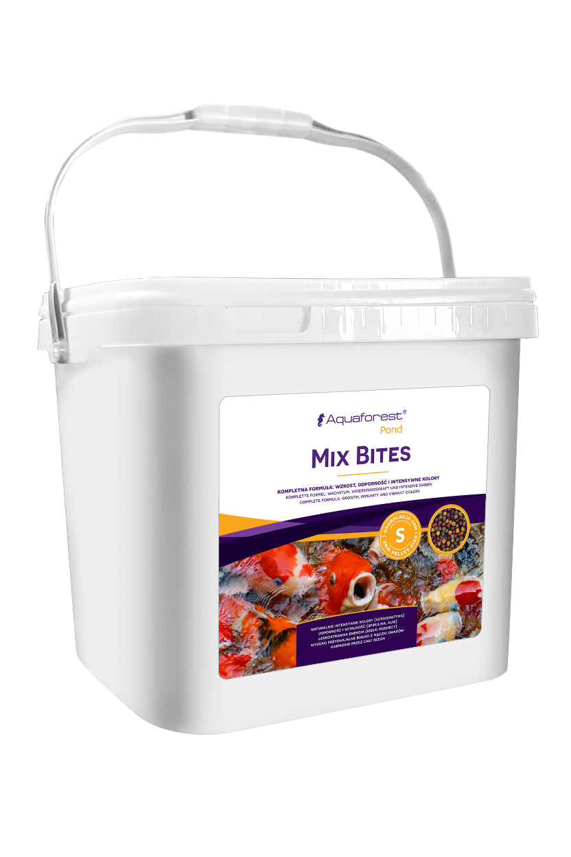 AQUAFOREST POND - MIX BITES S de 1 k - Alimento de 3 mm para peces de estanque