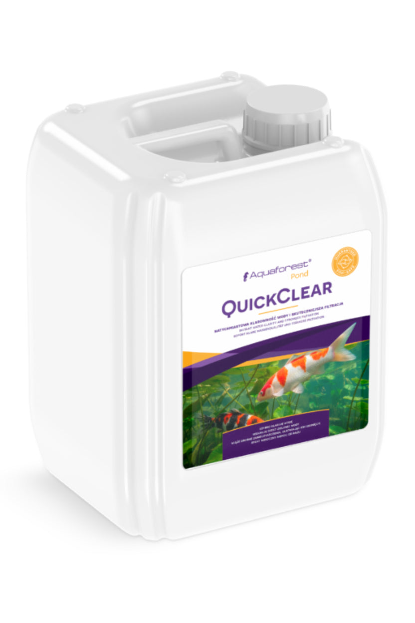 AQUAFOREST POND - QUICK CLEAR de 5 litros - Clarificador de estanque