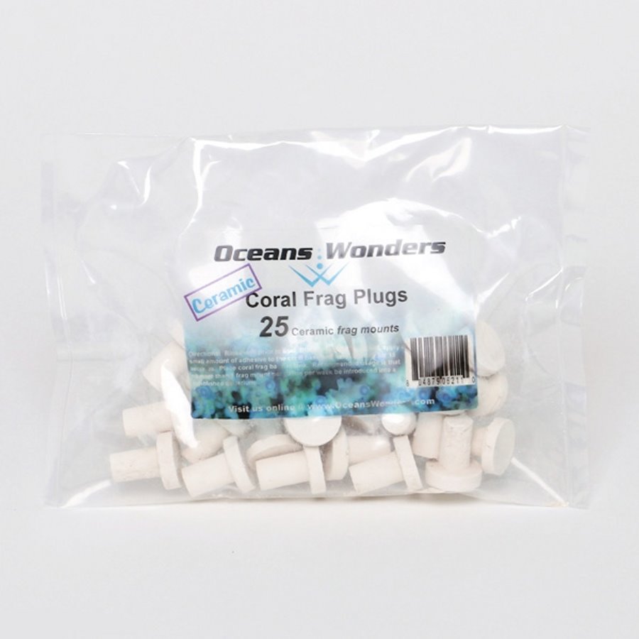 OceanWonders - Coral Frag Plugs 23mm. - 25 U.