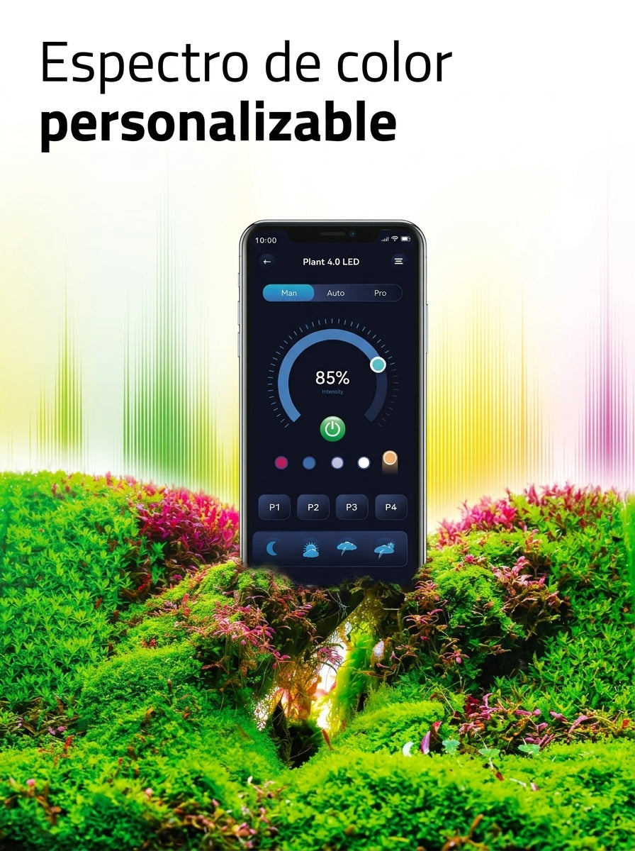Fluval - Iluminación LED Plant 4.0 de 46W (88,2-125,8 cm)