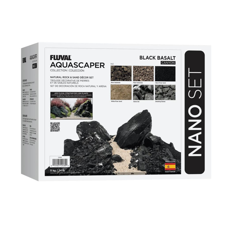 Fluval - Aquascaper Kit Nano - Black Basalt