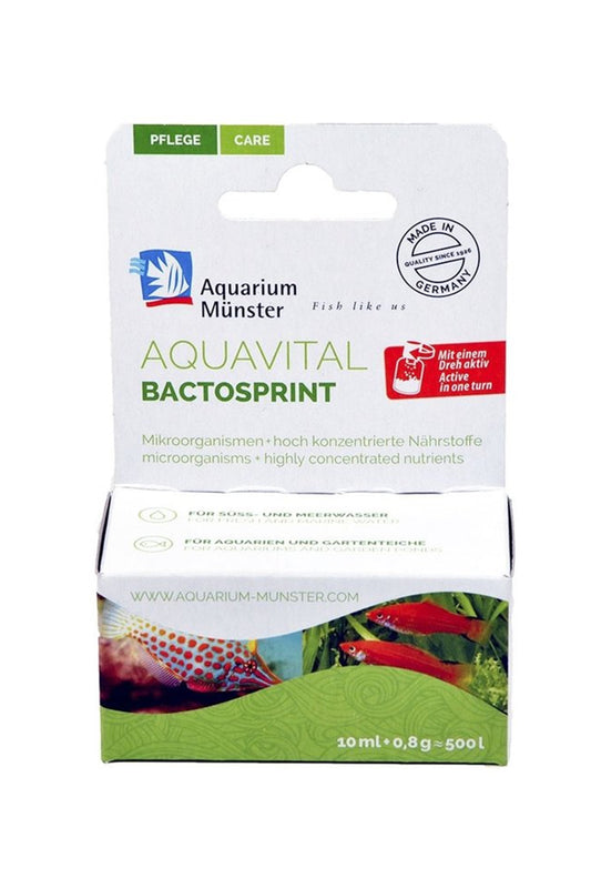 Aquarium Münster - Aquavital Bactosprint 10 ml. 8 grs.
