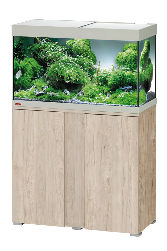 Acuario EHEIM VIVALINE LED 126 litros con mueble Pino