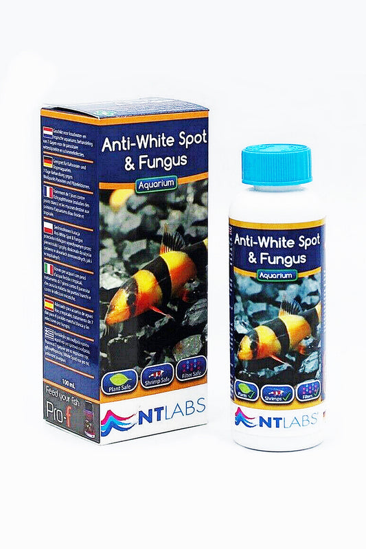 Remedio contra Punto Blanco y Hongos: Anti White Spot & Fungus de NTLABS (100 ml)