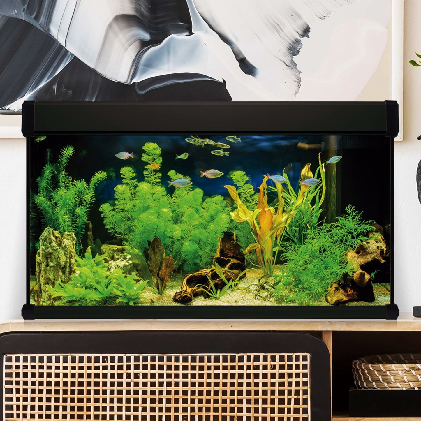 Kit AquaLUX PRO 300 - Acuario de 300 litros Negro