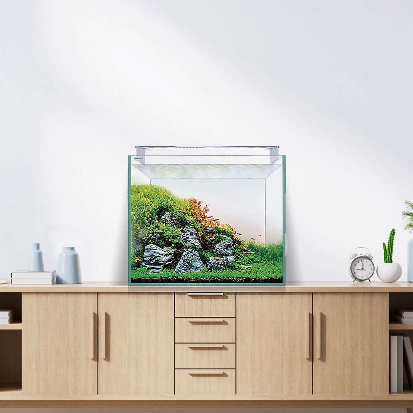 Acuario Kit AquaScape RGB PRO Extra Claro 150 de 136 litros