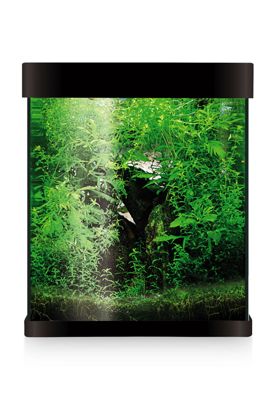 Acuario Kit Nano AquaLED Crystal 20 de 20 litros en Negro