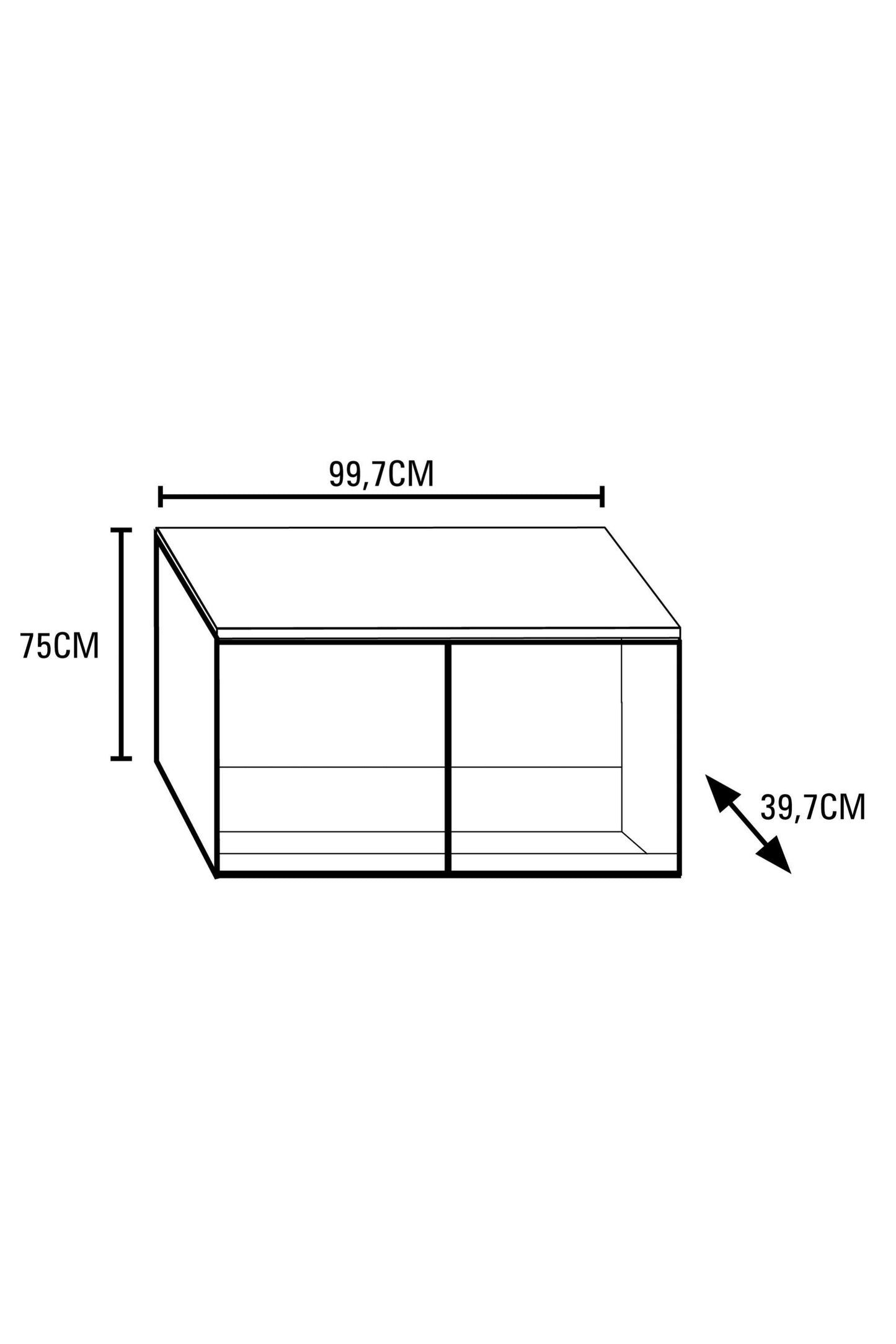 Mesa Mueble para Acuario Marino con Sump AquaOcean 180 litros