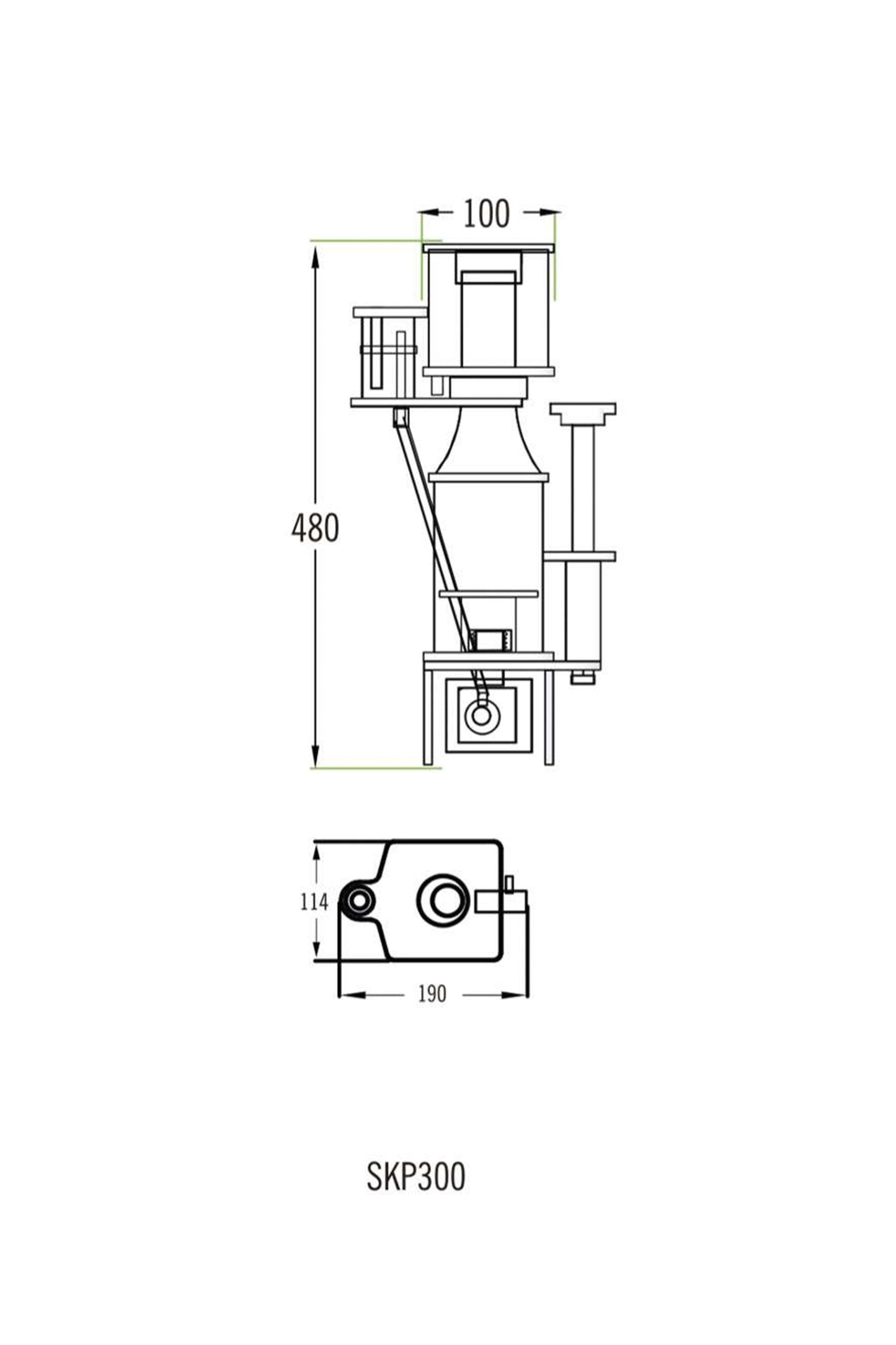 Skimmer AquaOcean PRO (300 litros)