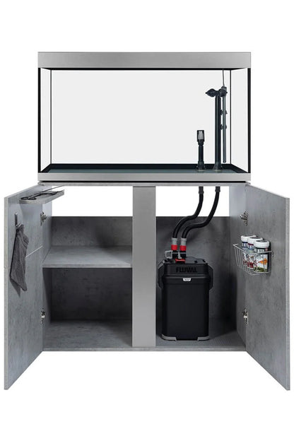Acuario Fluval SIENA de 272 litros con mueble en Hormigón
