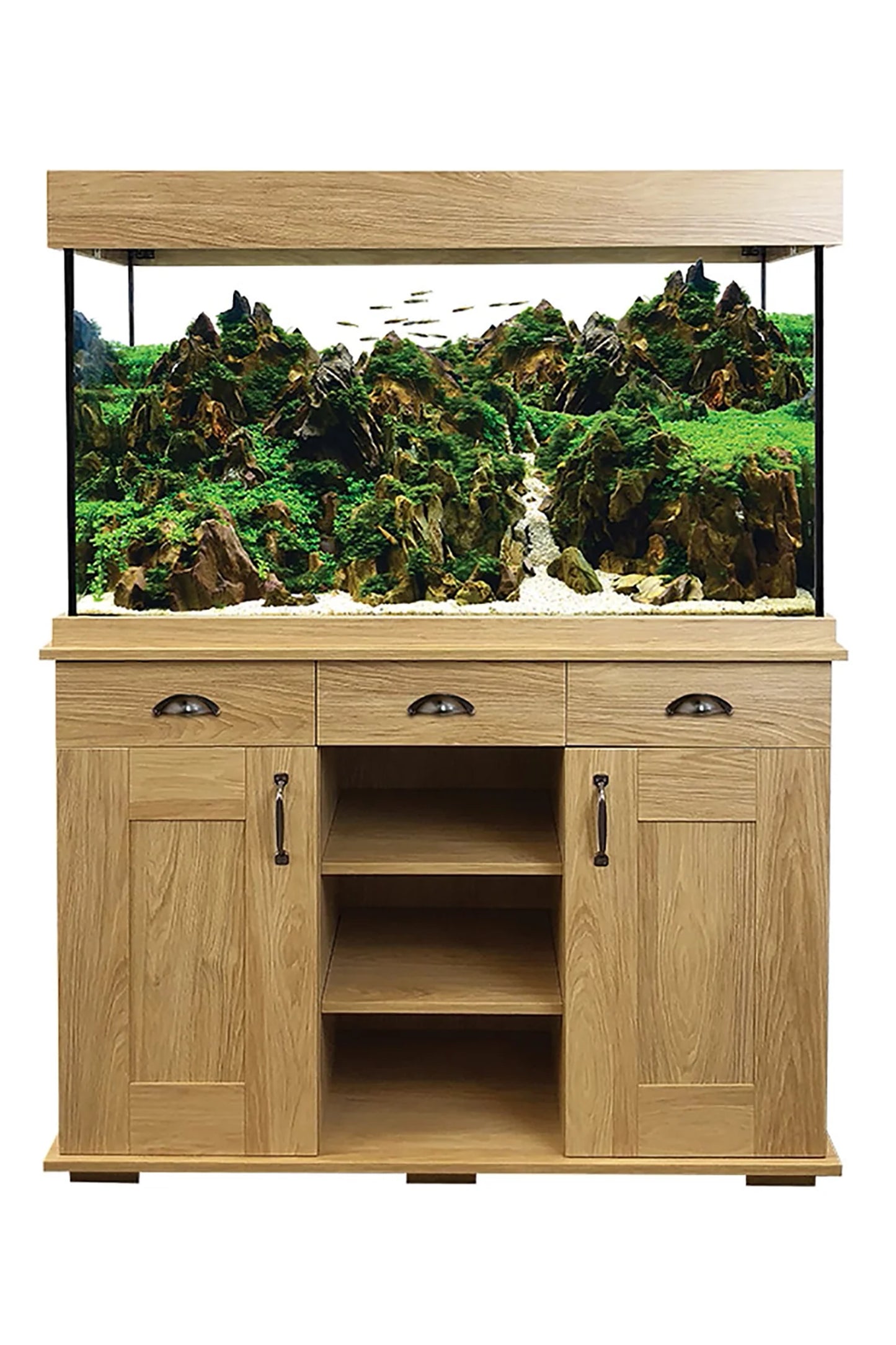 Acuario Fluval Shaker 345 litros en Roble