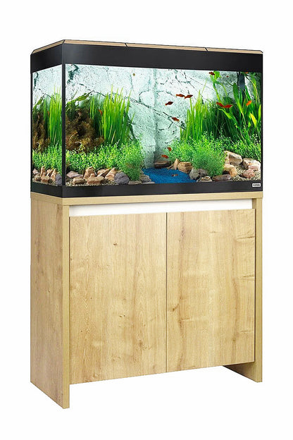 Acuario Roma 125 litros con mueble Roble