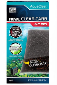 Material filtrante para filtro Fluval AC50 Clear-Carbón 1 ud.