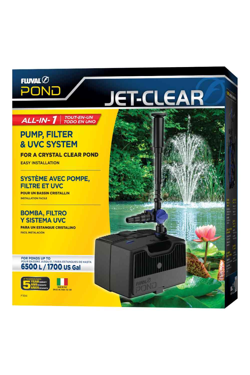 Nuevo Fluval POND Jet-Clear 6500 - Filtro All in One para estanque