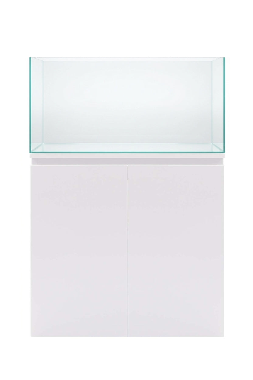 AquaScape 145 - Urna de cristal óptico de 143 litros con mueble Blanco