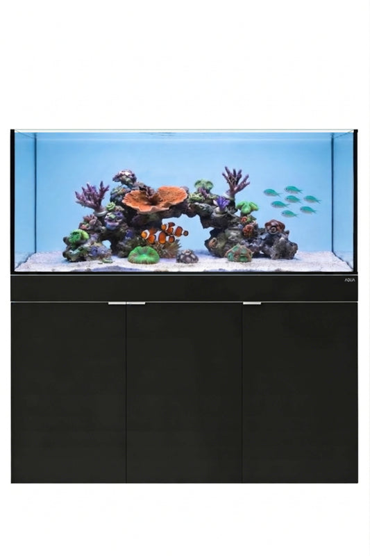 Acuario marino AquaOcean de 240 litros con mueble en Negro