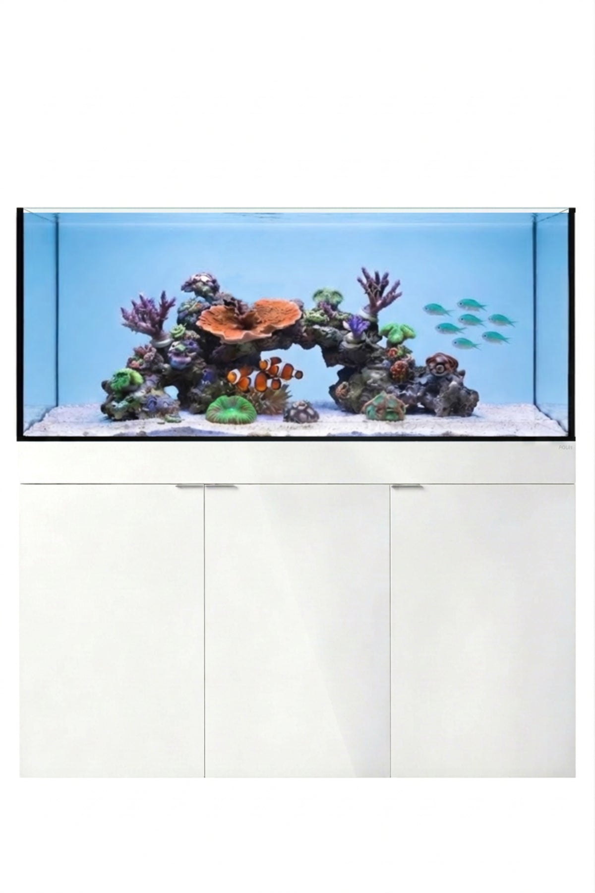 Acuario marino AquaOcean de 240 litros con mueble en Blanco