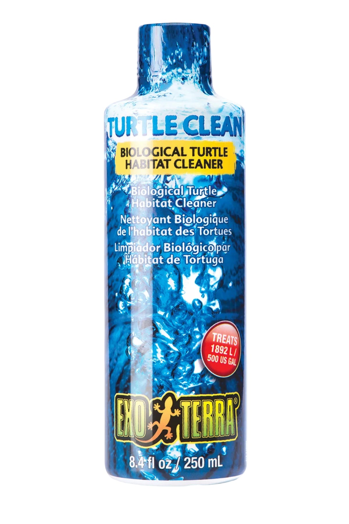 EXO TERRA - Turtle Clean Bacterias de 250 ml - Bacterias beneficiosas para acuaterrarios