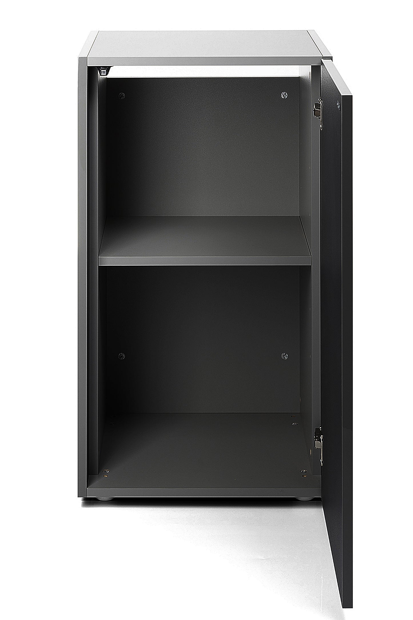 Mueble AQUAEL GLOSSY CUBE NEGRO