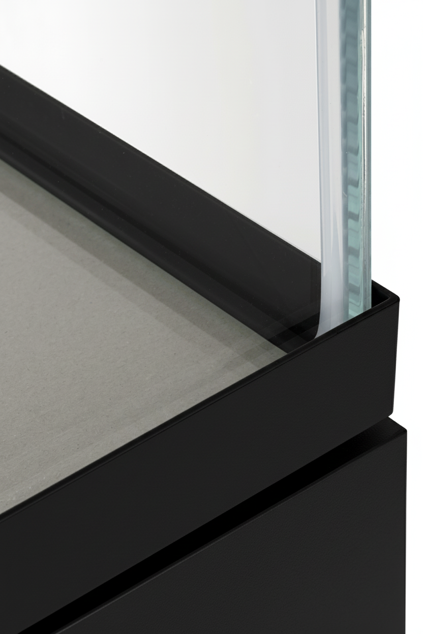 Acuario Optiset 130 litros con mueble Negro