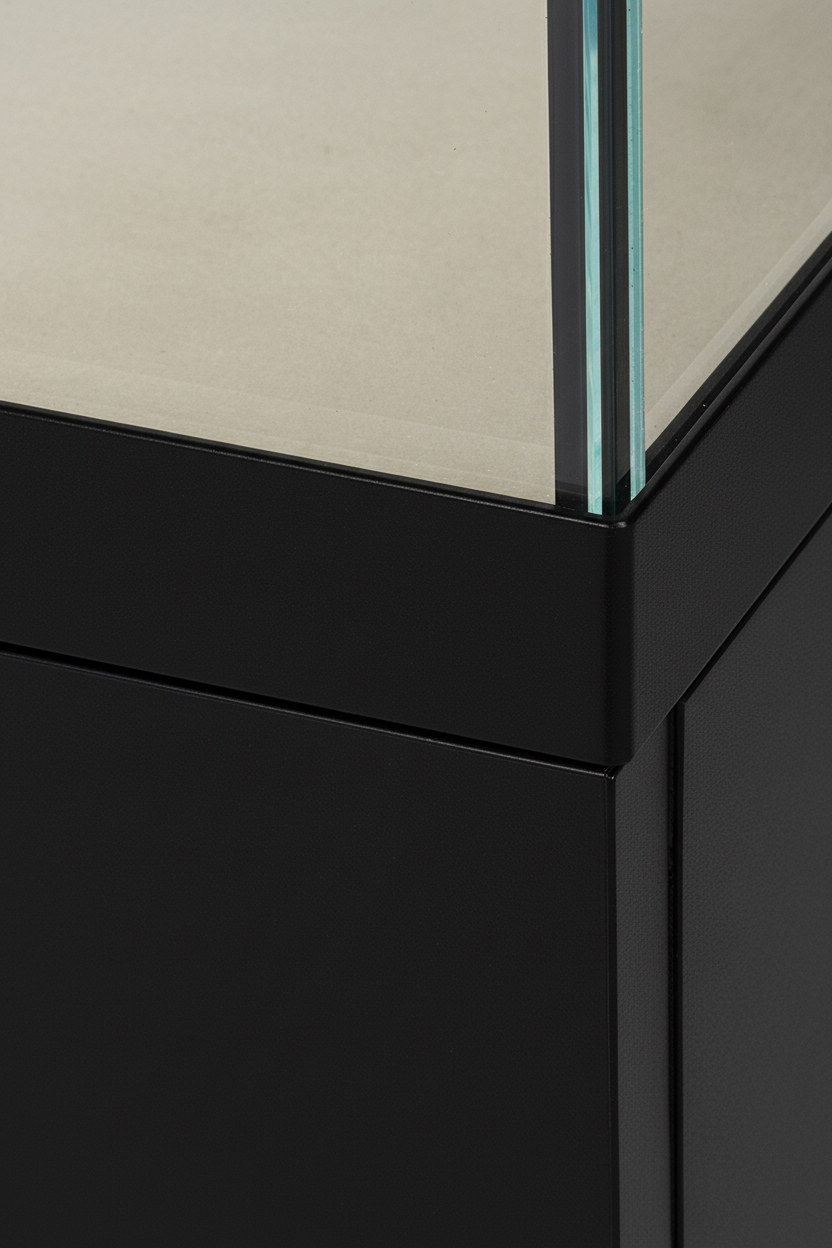 Acuario Optiset 130 litros con mueble Negro