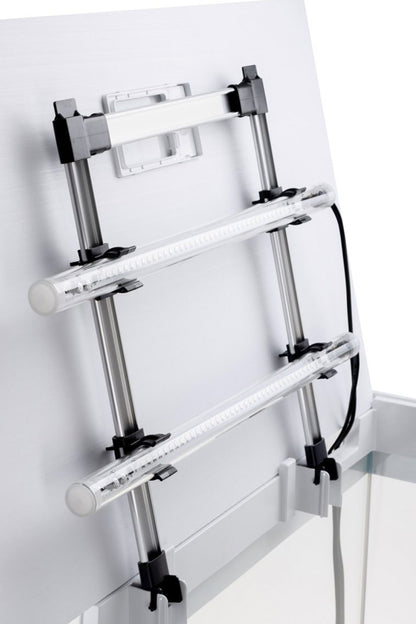 Acuario Optiset 130 litros con mueble Blanco