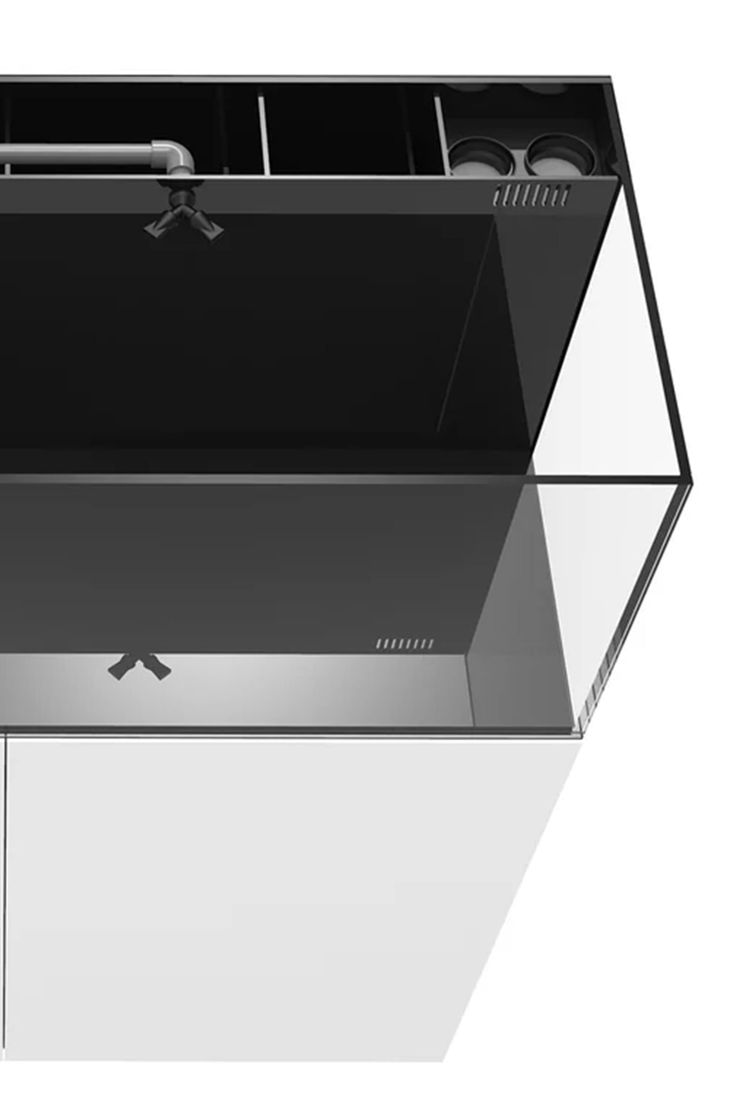 WATERBOX - Nuevo Acuario AIO 65.4 con mueble Negro de 249 litros