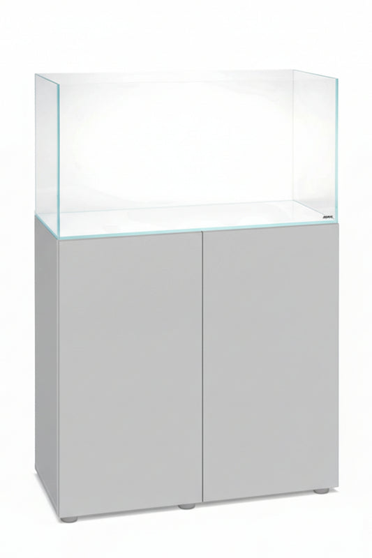 Opti Tank 80 de 112 litros - Urna de cristal óptico con mueble Gris