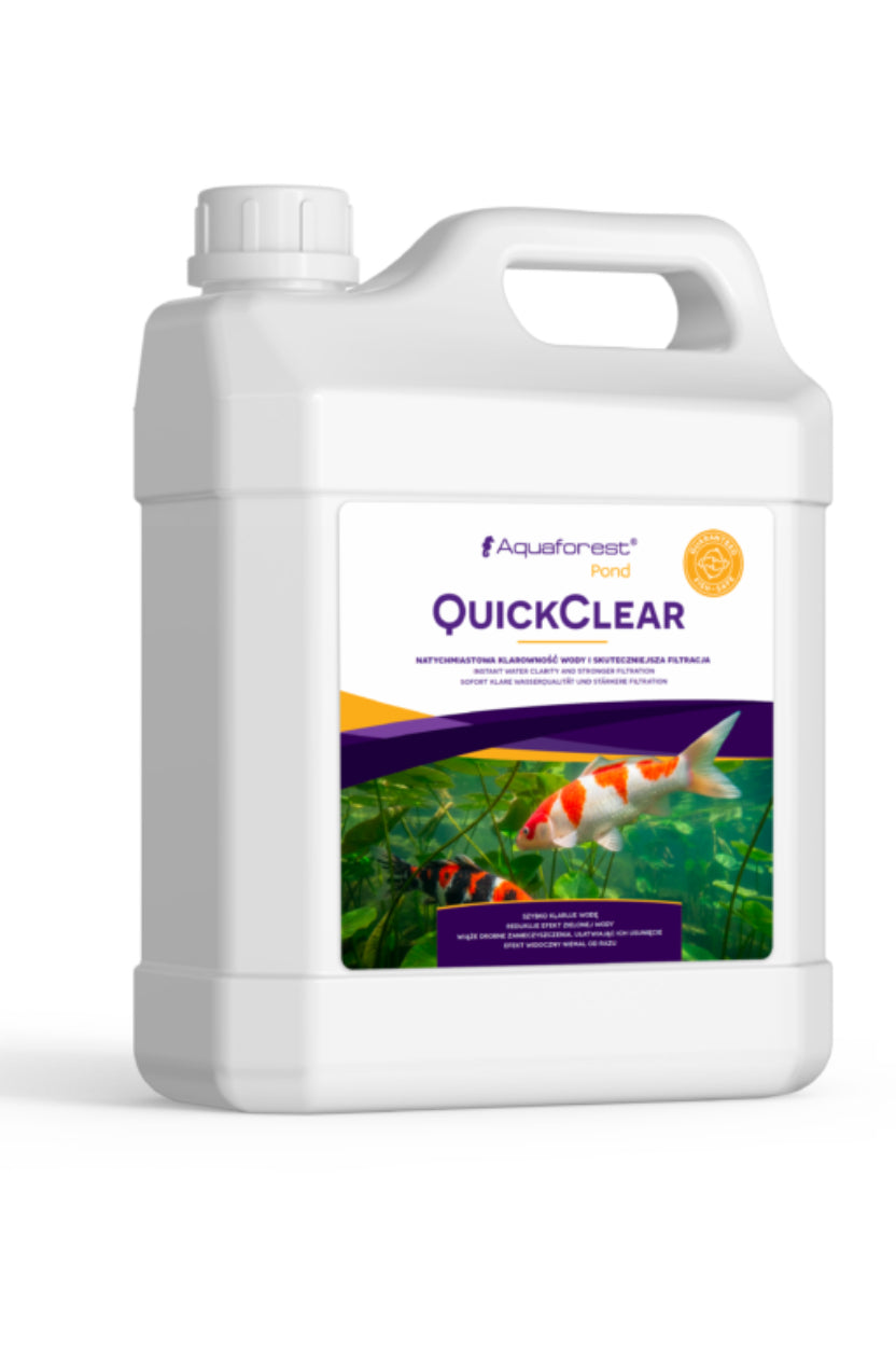 AQUAFOREST POND - QUICK CLEAR de 1 litro - Clarificador de estanque
