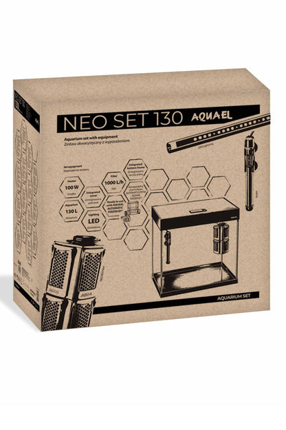 AQUAEL - Acuario NeoSet de 130 litros con mueble