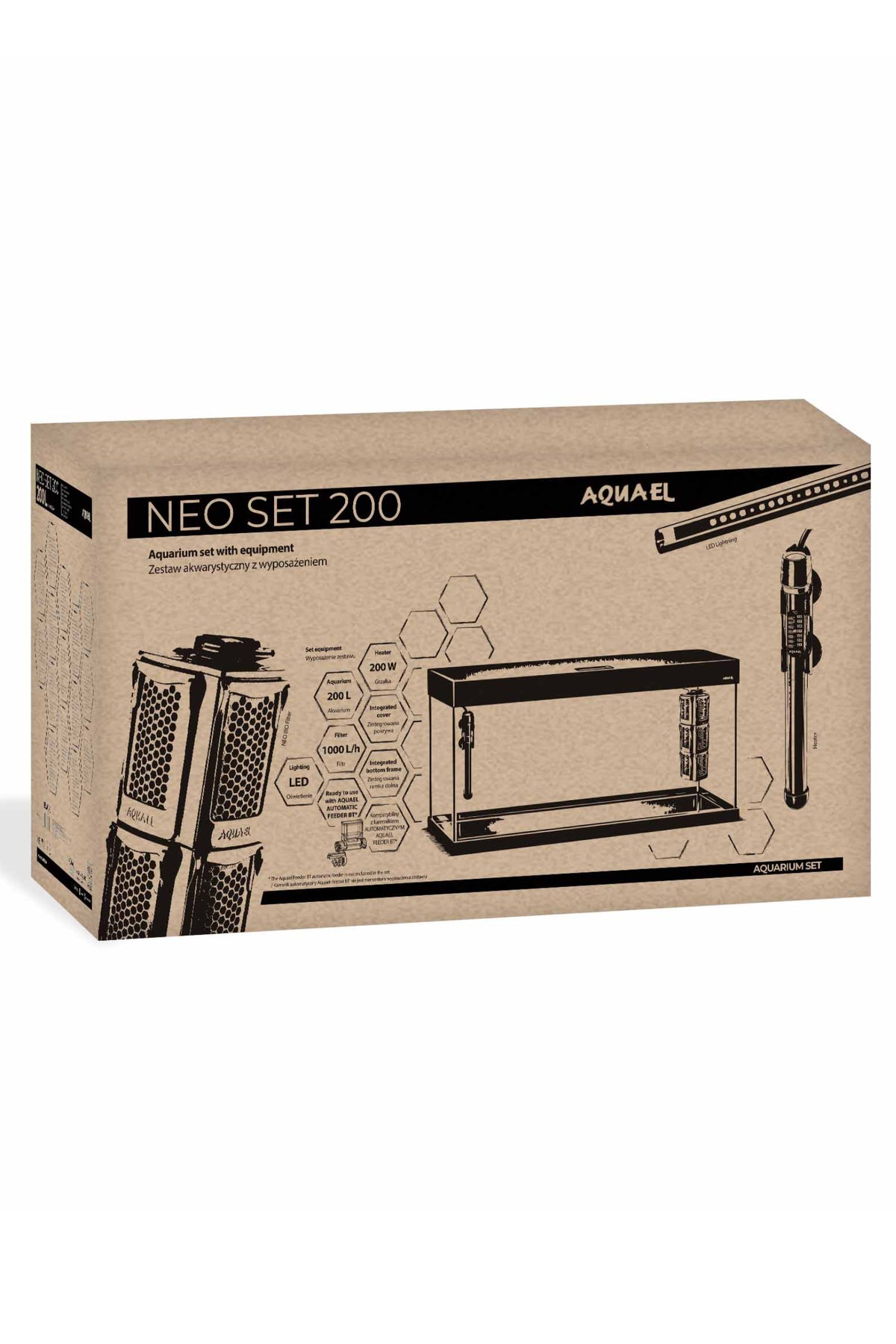 AQUAEL - Acuario NeoSet de 200 litros