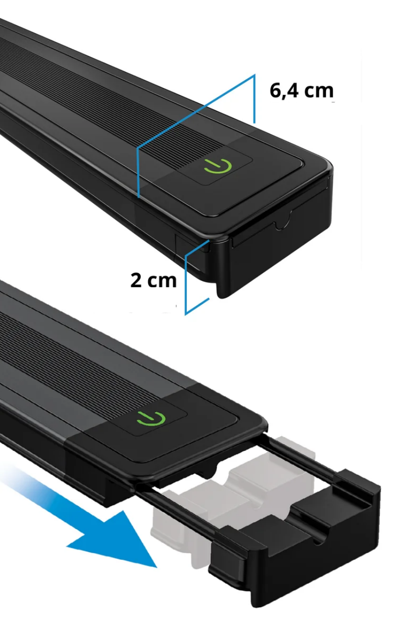 Fluval - Iluminación LED Plant 4.0 de 59W (110,5-148,1 cm)