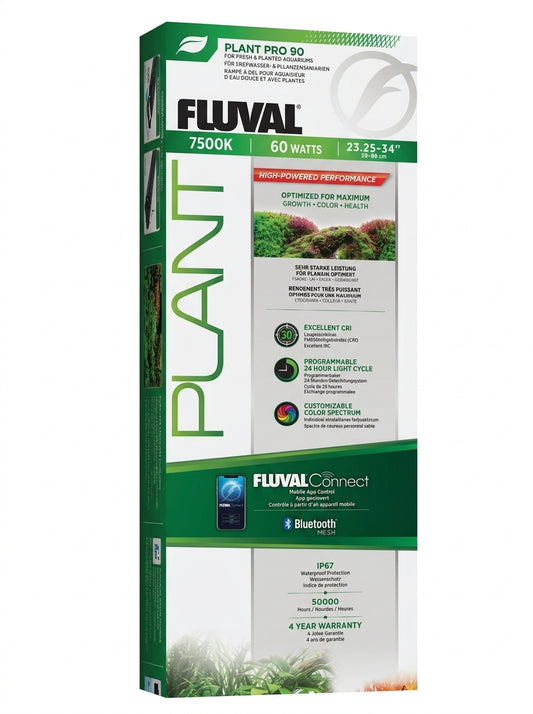 Fluval - Iluminación LED Plant PRO 4.0 de 60W (58,9-87,5 cm)