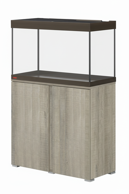 Acuario EHEIM VIVALINE LED 126 litros con mueble Roble gris