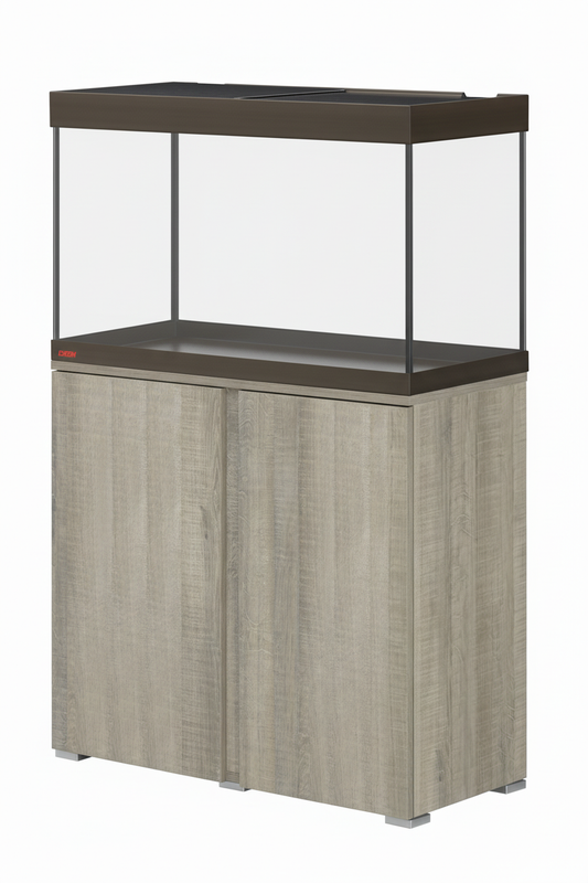 Acuario EHEIM VIVALINE LED 126 litros con mueble Roble gris